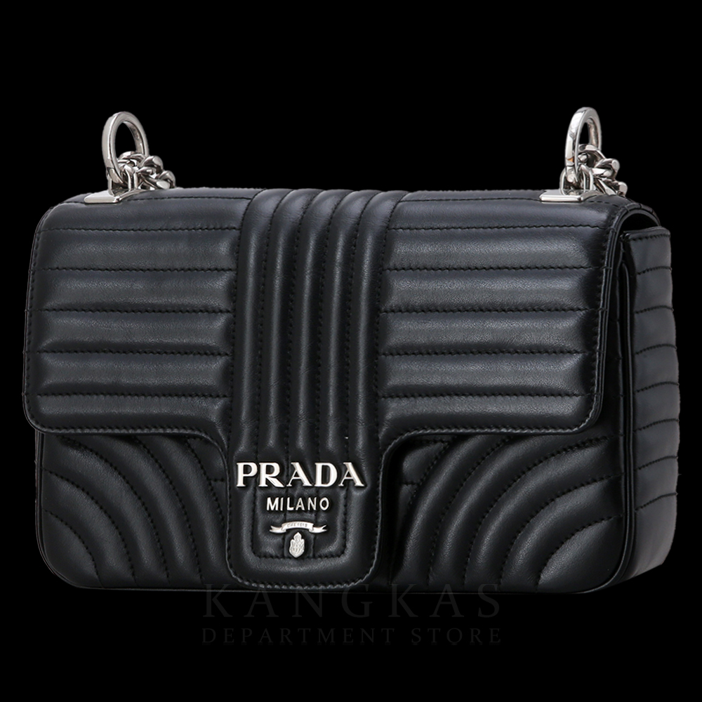 PRADA(USED)프라다 1BD108 다이아그램 체인 숄더백