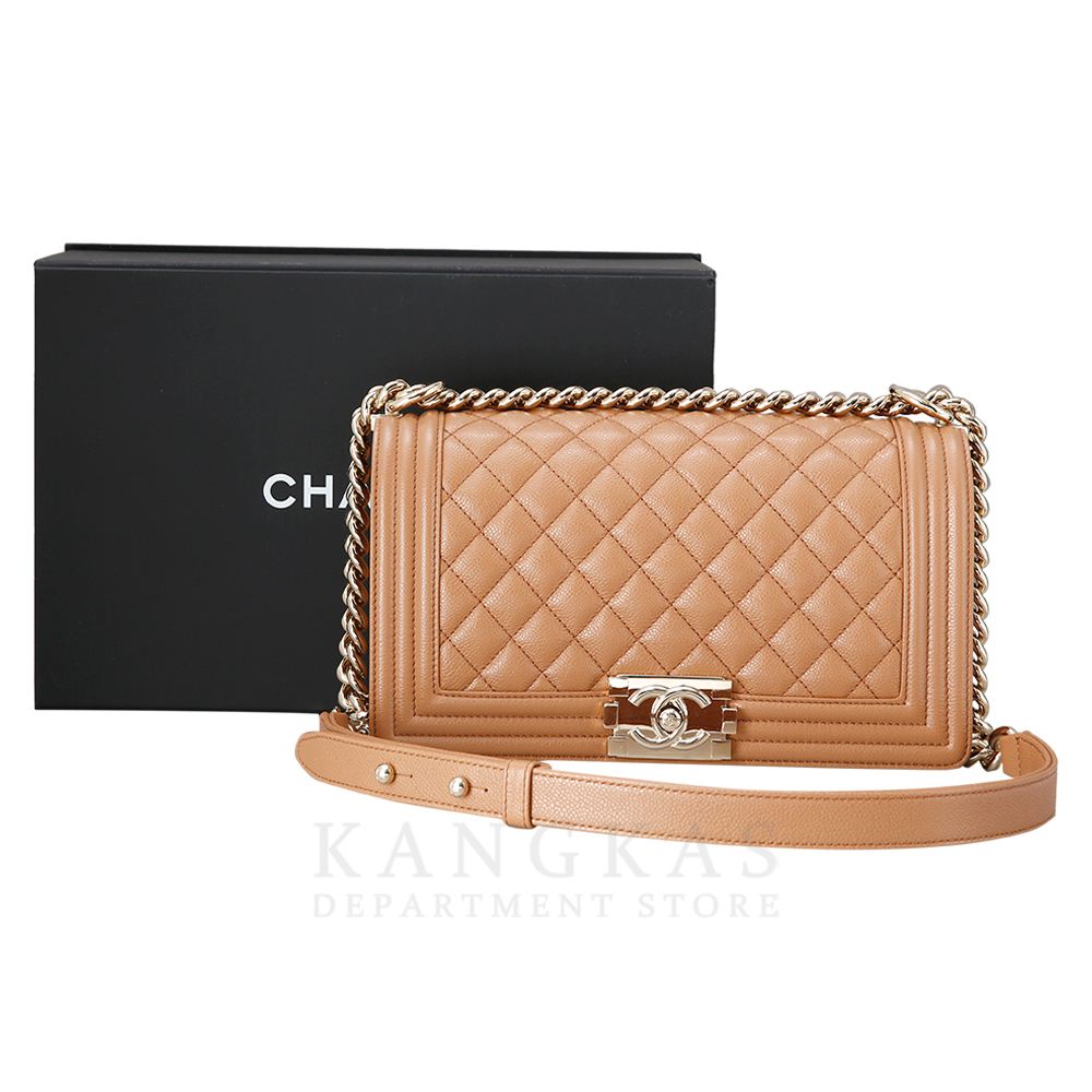 CHANEL(USED)샤넬 보이샤넬 캐비어 미듐