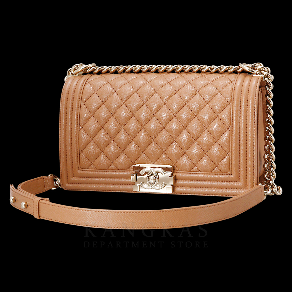 CHANEL(USED)샤넬 보이샤넬 캐비어 미듐
