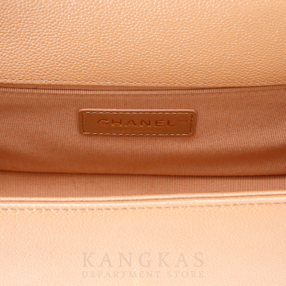 CHANEL(USED)샤넬 보이샤넬 캐비어 미듐