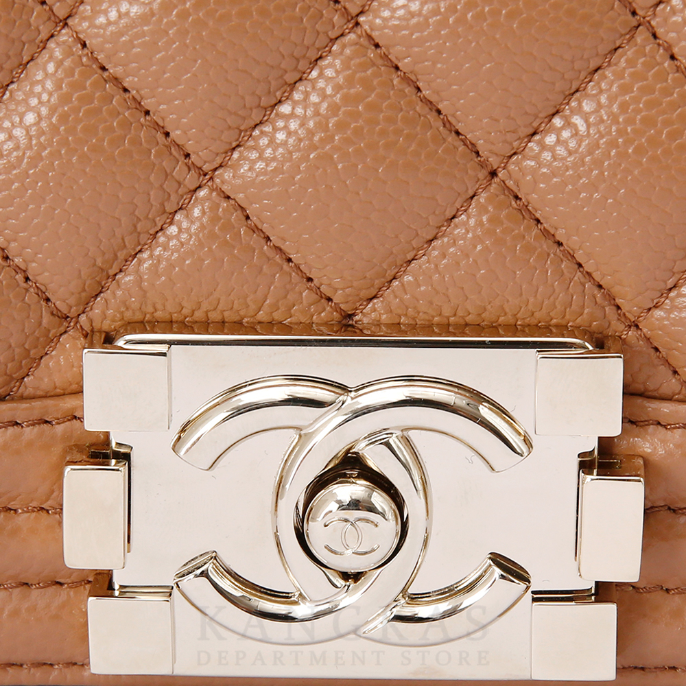 CHANEL(USED)샤넬 보이샤넬 캐비어 미듐