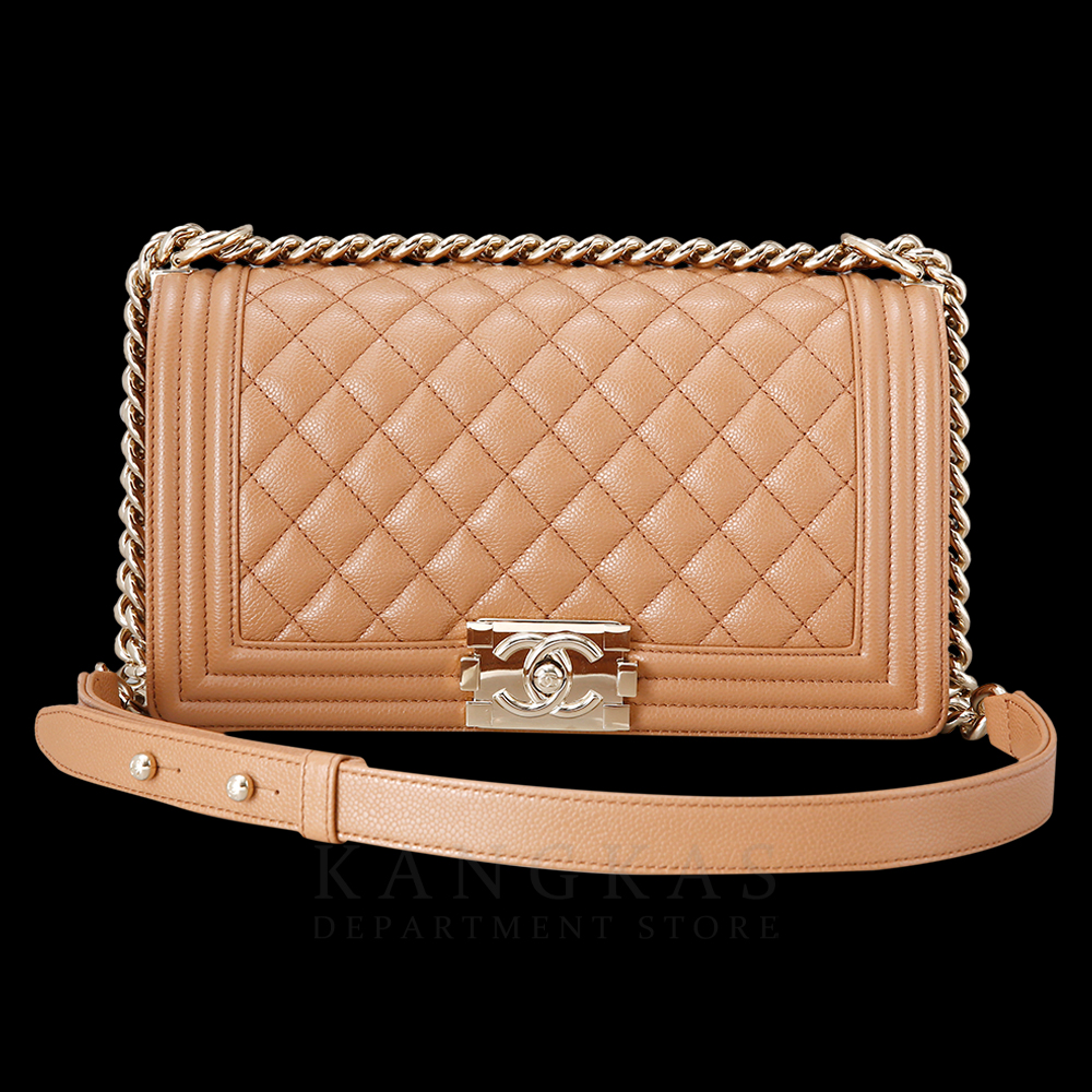 CHANEL(USED)샤넬 보이샤넬 캐비어 미듐