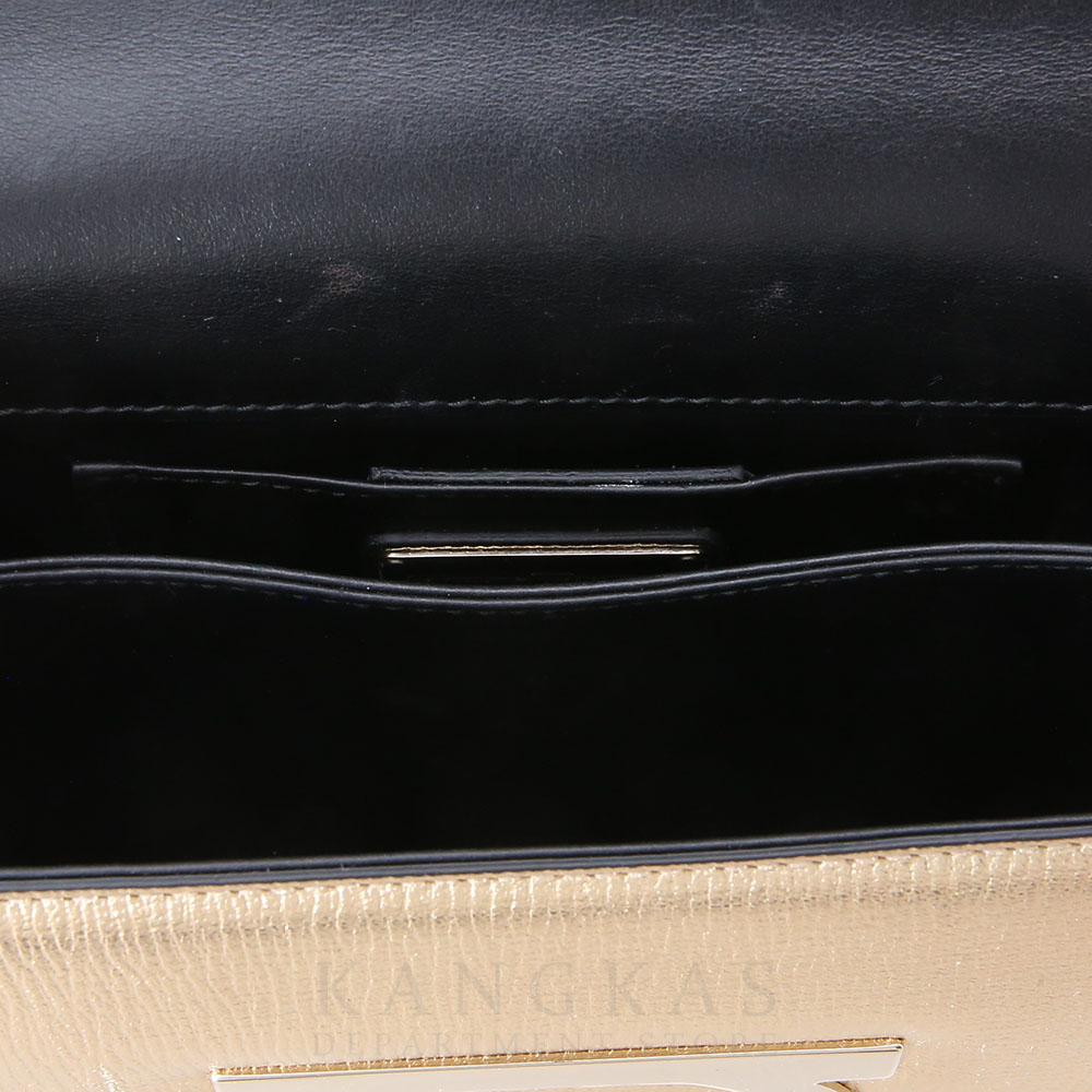 FERRAGAMO(USED)페레가모 간치니 플랩 체인백