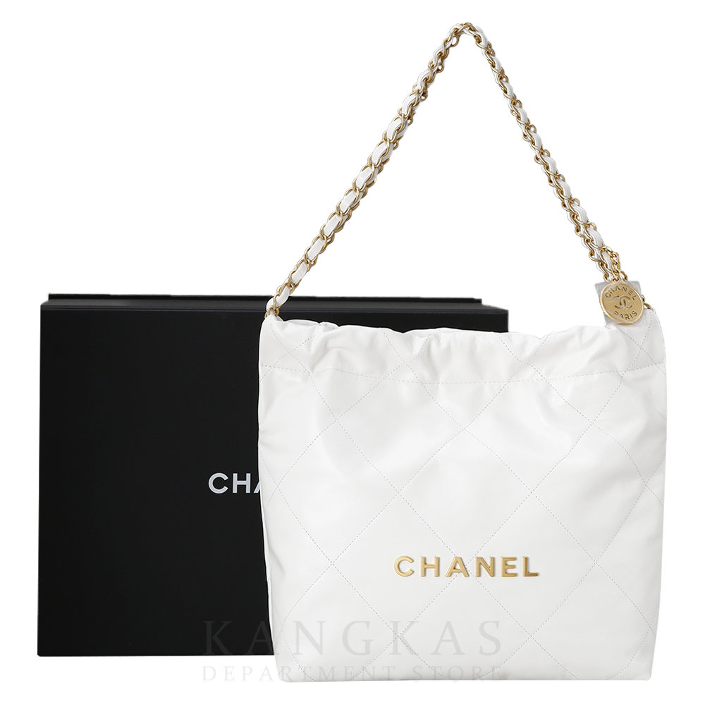 CHANEL(USED)샤넬 22백 화이트 스몰