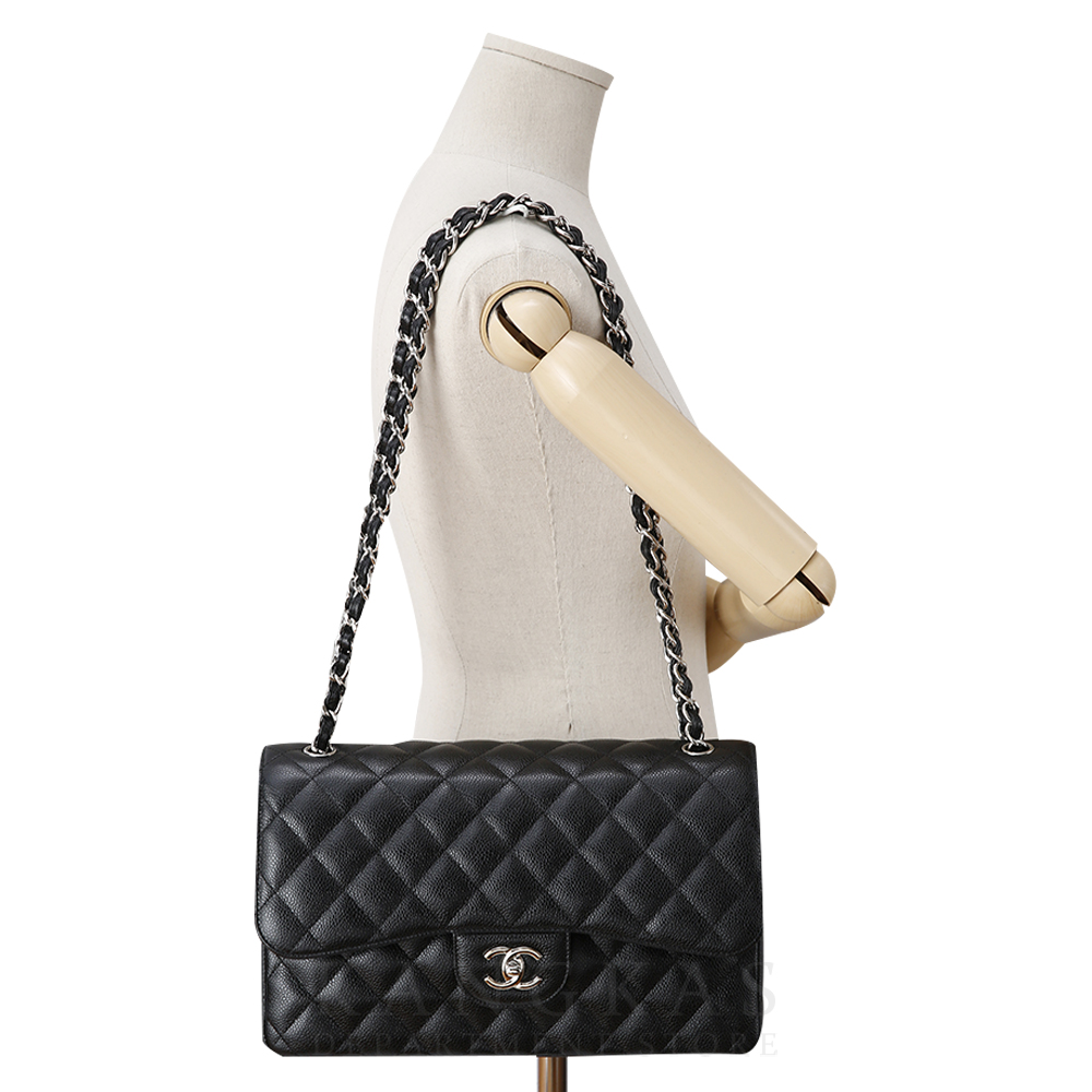 CHANEL(USED)샤넬 클래식 캐비어 점보