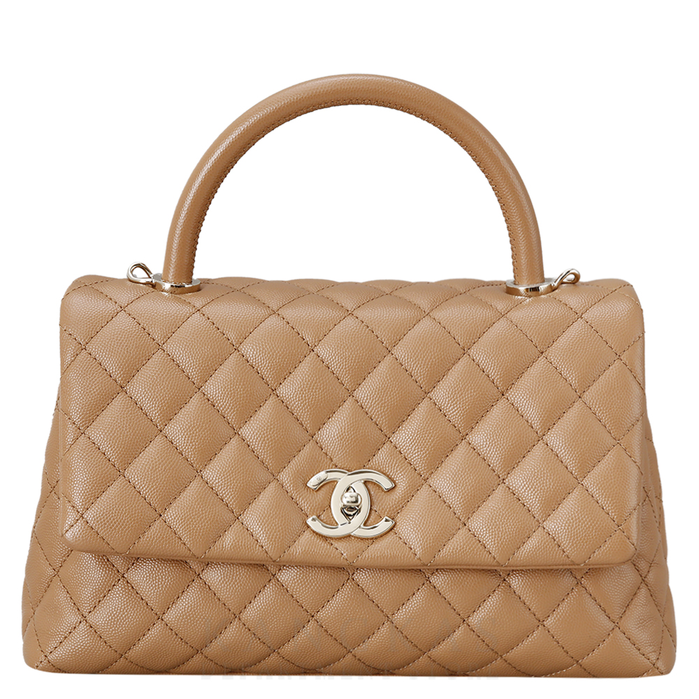 CHANEL(USED)샤넬 캐비어 코코핸들 미듐