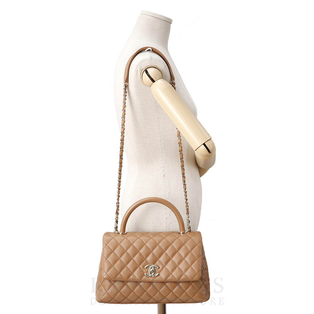 CHANEL(USED)샤넬 캐비어 코코핸들 미듐