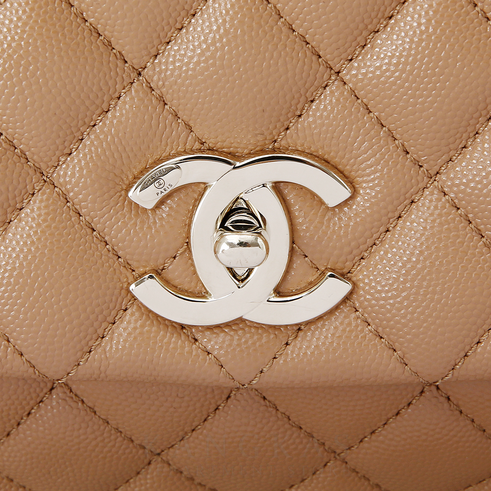 CHANEL(USED)샤넬 캐비어 코코핸들 미듐
