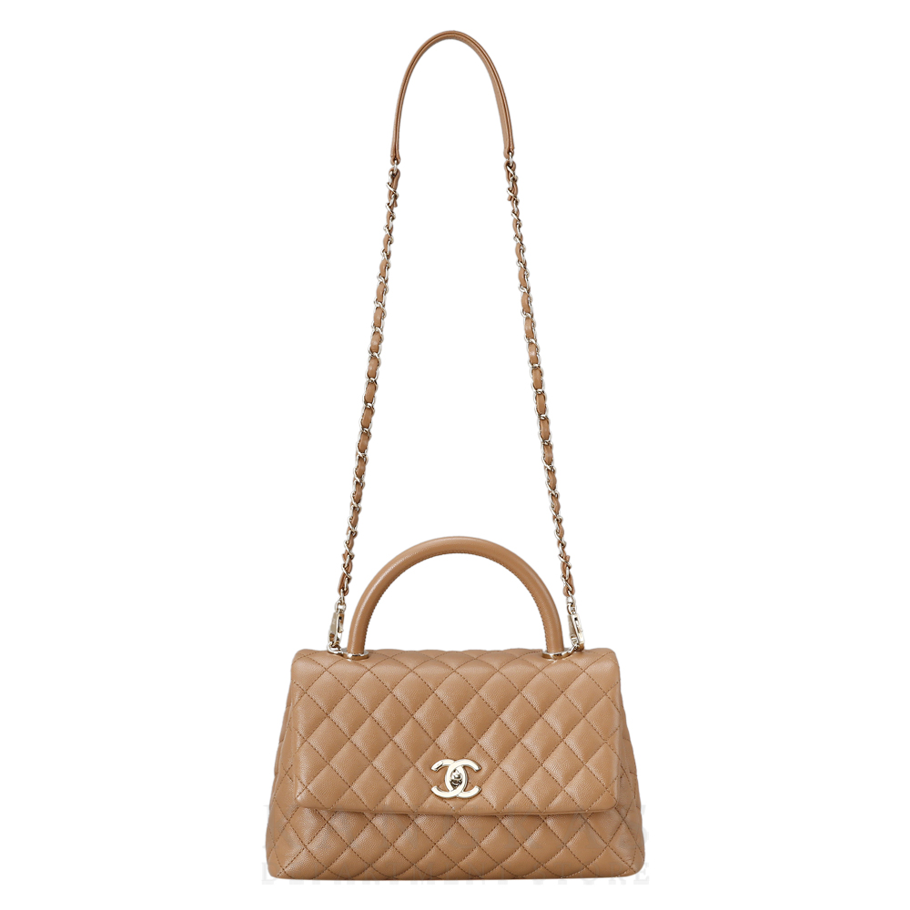 CHANEL(USED)샤넬 캐비어 코코핸들 미듐