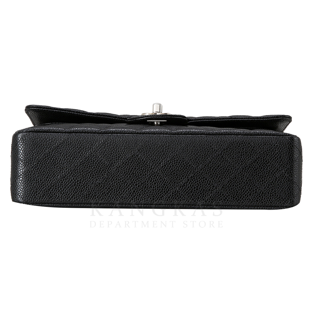 CHANEL(USED)샤넬 클래식 캐비어 미듐 은장