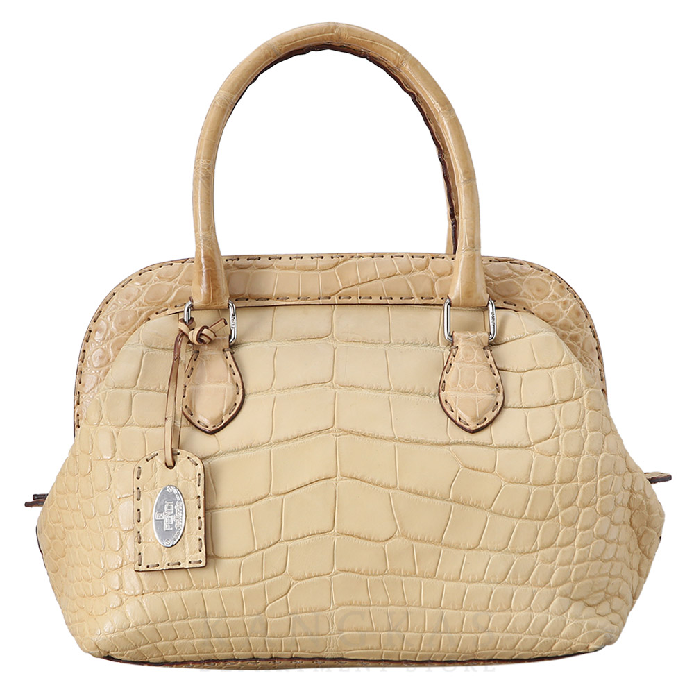 FENDI(USED)펜디 엘리게이터 셀러리아 닥터백