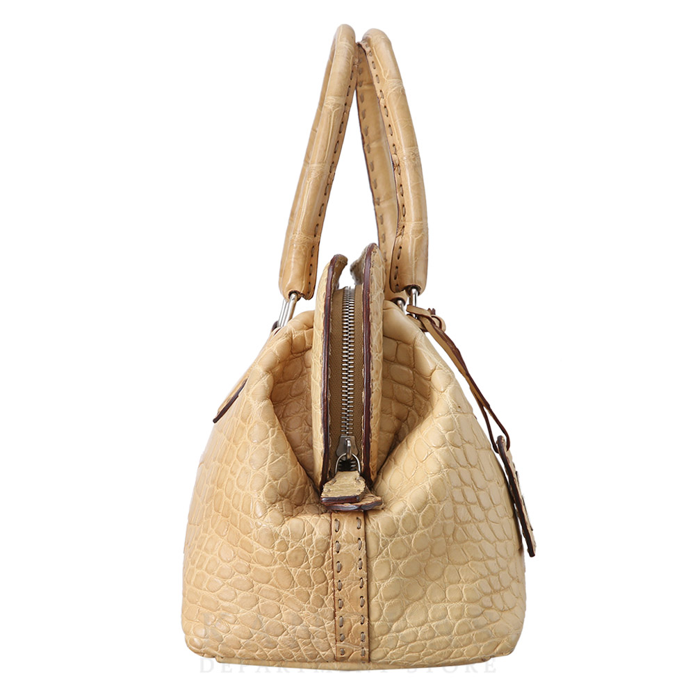 FENDI(USED)펜디 엘리게이터 셀러리아 닥터백