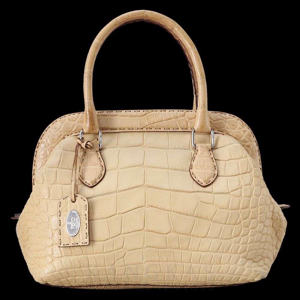 FENDI(USED)펜디 엘리게이터 셀러리아 닥터백