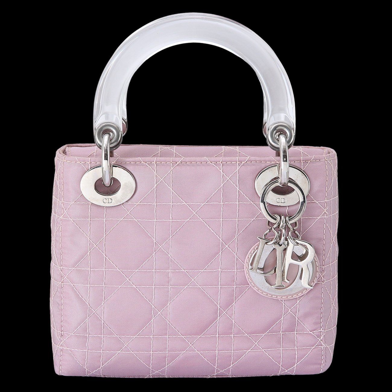 CHRISTIAN DIOR(USED)크리스찬디올 패브릭 레이디디올 미니