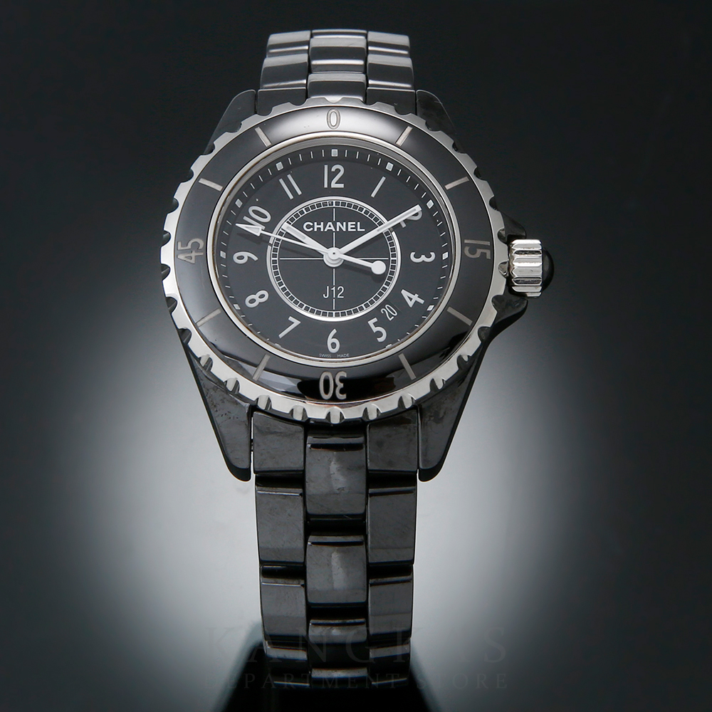 CHANEL(USED)샤넬 J12 블랙 세라믹 워치 33MM