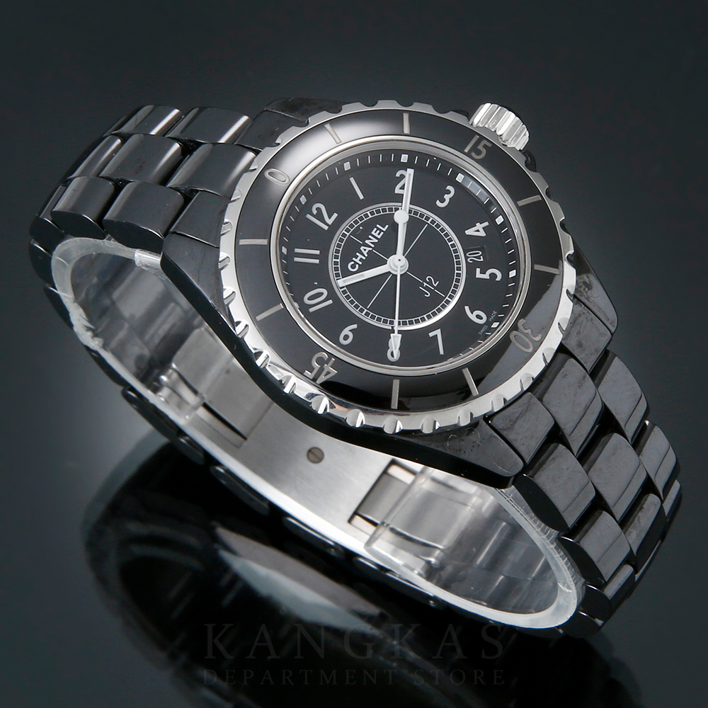 CHANEL(USED)샤넬 J12 블랙 세라믹 워치 33MM