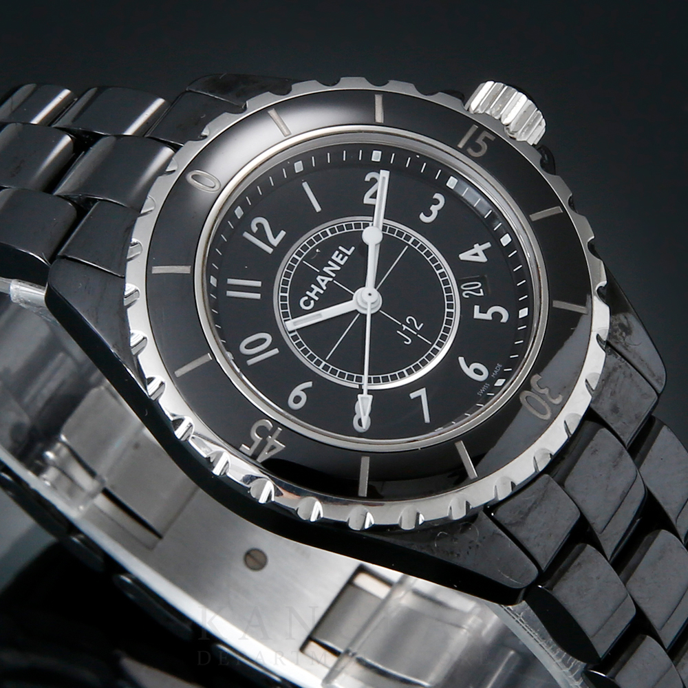 CHANEL(USED)샤넬 J12 블랙 세라믹 워치 33MM