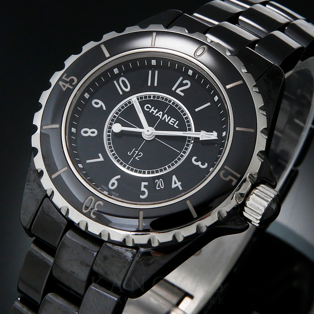 CHANEL(USED)샤넬 J12 블랙 세라믹 워치 33MM