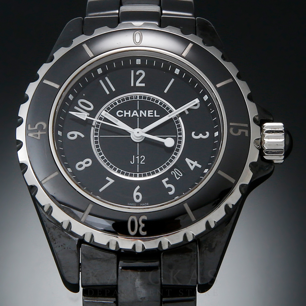 CHANEL(USED)샤넬 J12 블랙 세라믹 워치 33MM