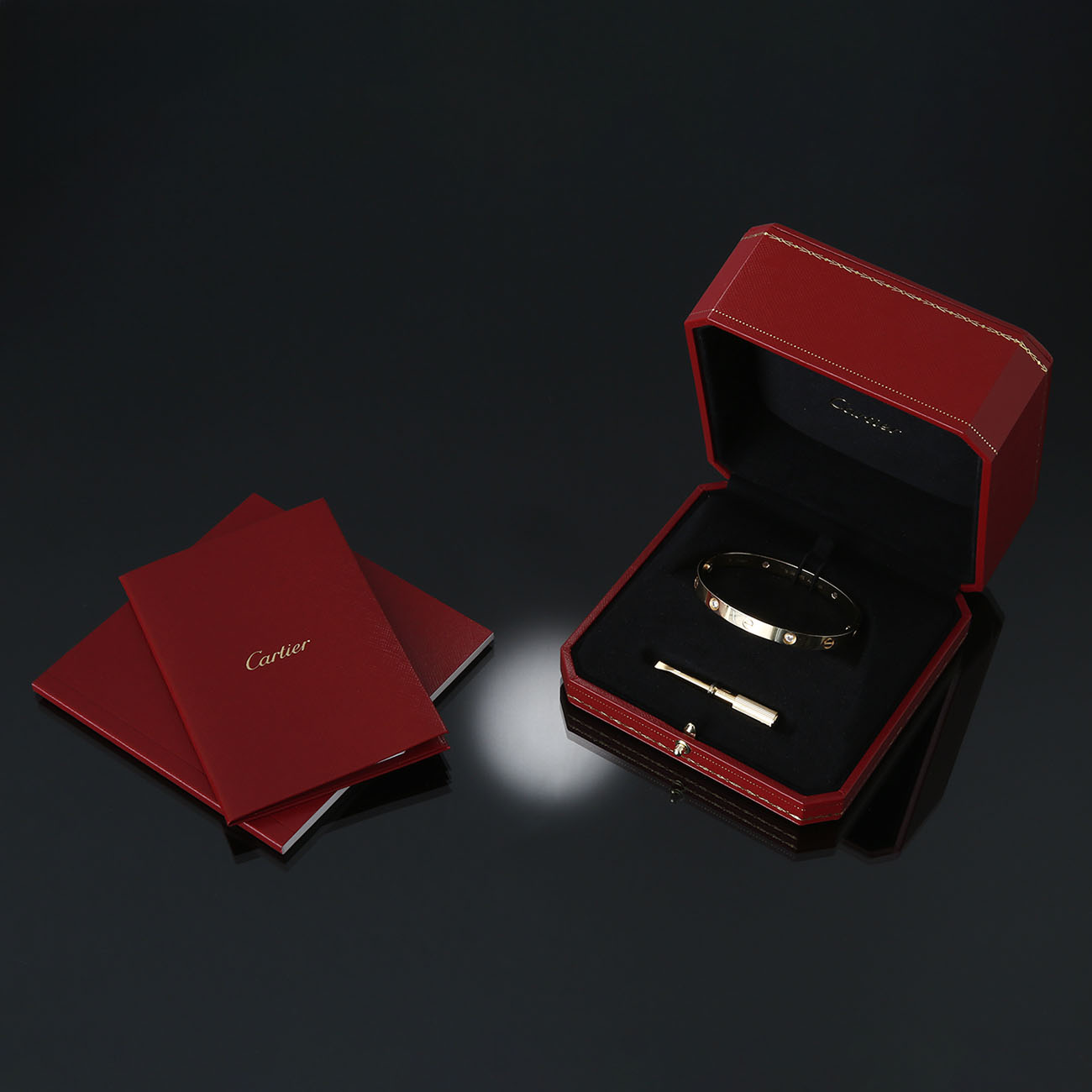 CARTIER(USED)까르띠에 4P러브 브레이슬릿 18#