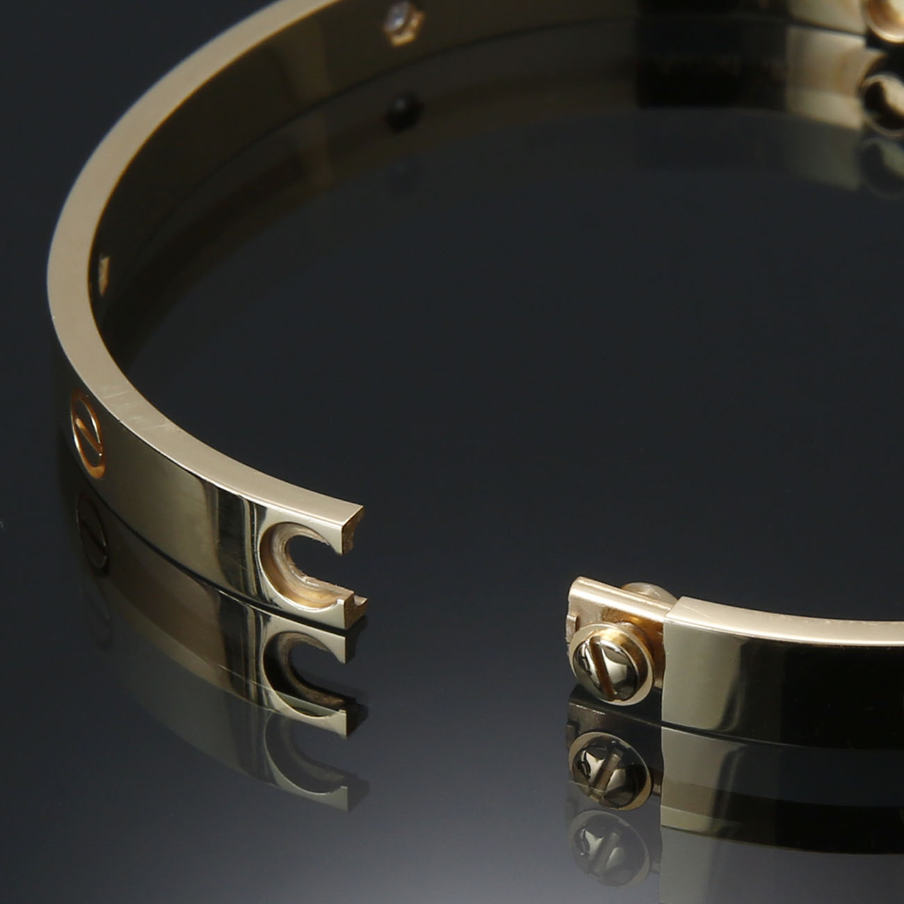 CARTIER(USED)까르띠에 4P러브 브레이슬릿 18#
