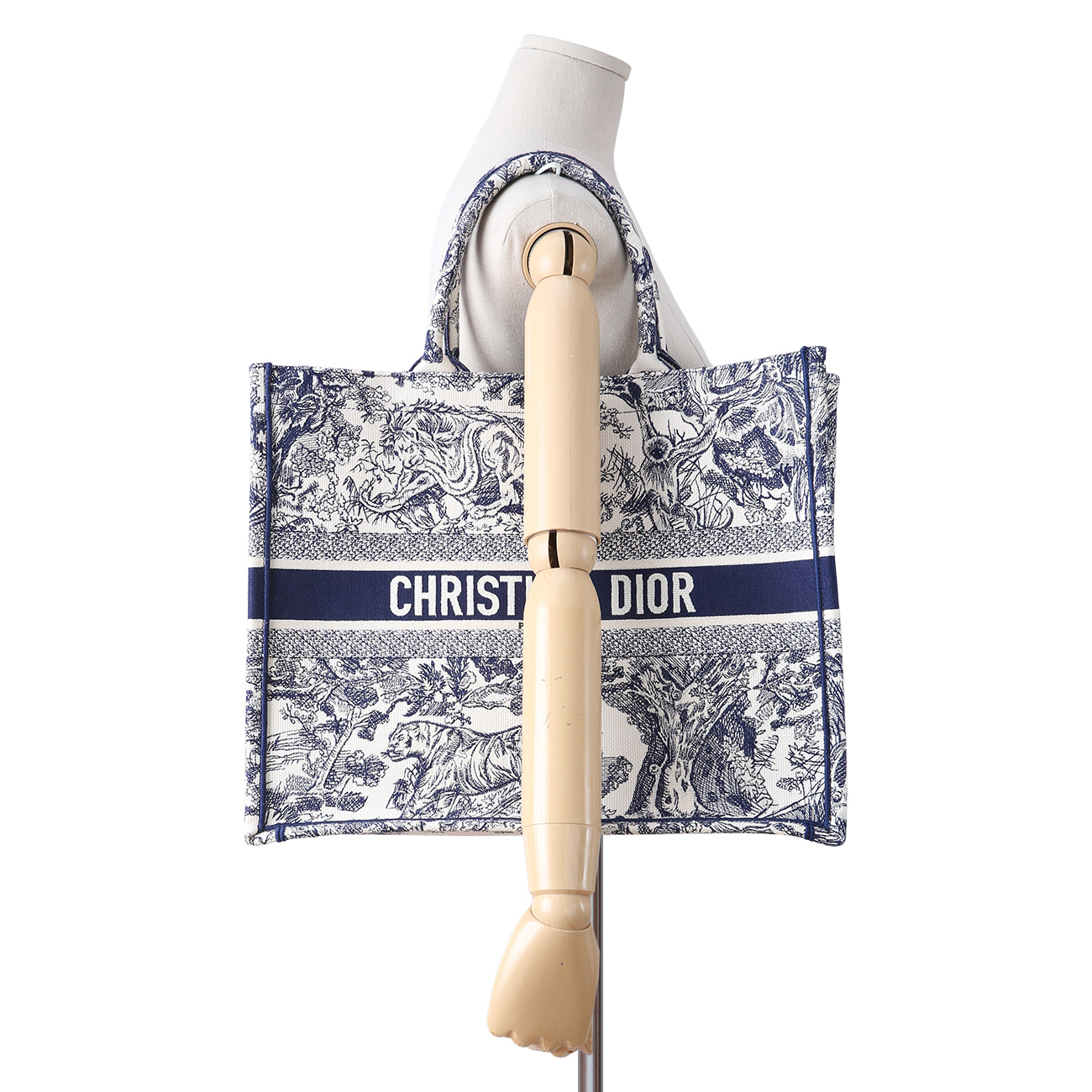 CHRISTIAN DIOR(USED)크리스찬디올 오블리크 북토트백 라지