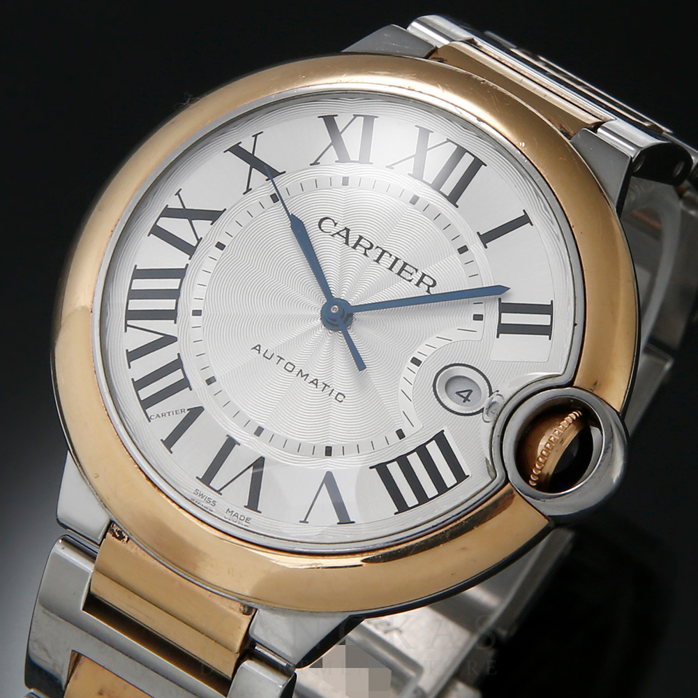 CARTIER(USED)까르띠에 발롱블루 42 콤비 @@@