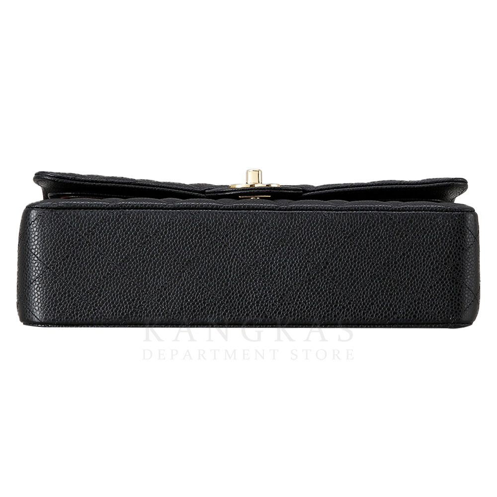 CHANEL(USED)샤넬 클래식 캐비어 미듐 금장