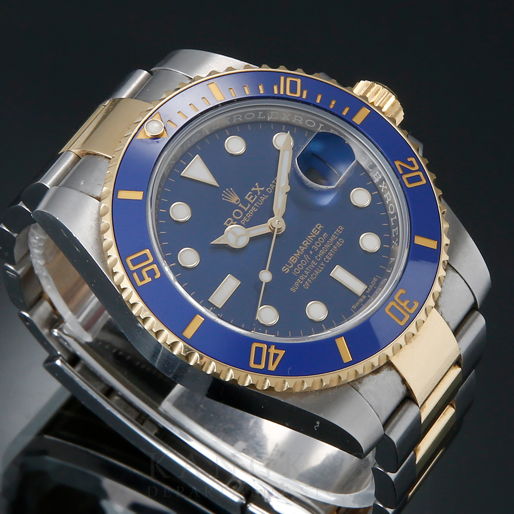 ROLEX(USED)로렉스 서브마리너 콤비 청판 116613LB