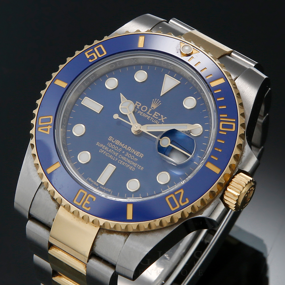 ROLEX(USED)로렉스 서브마리너 콤비 청판 116613LB