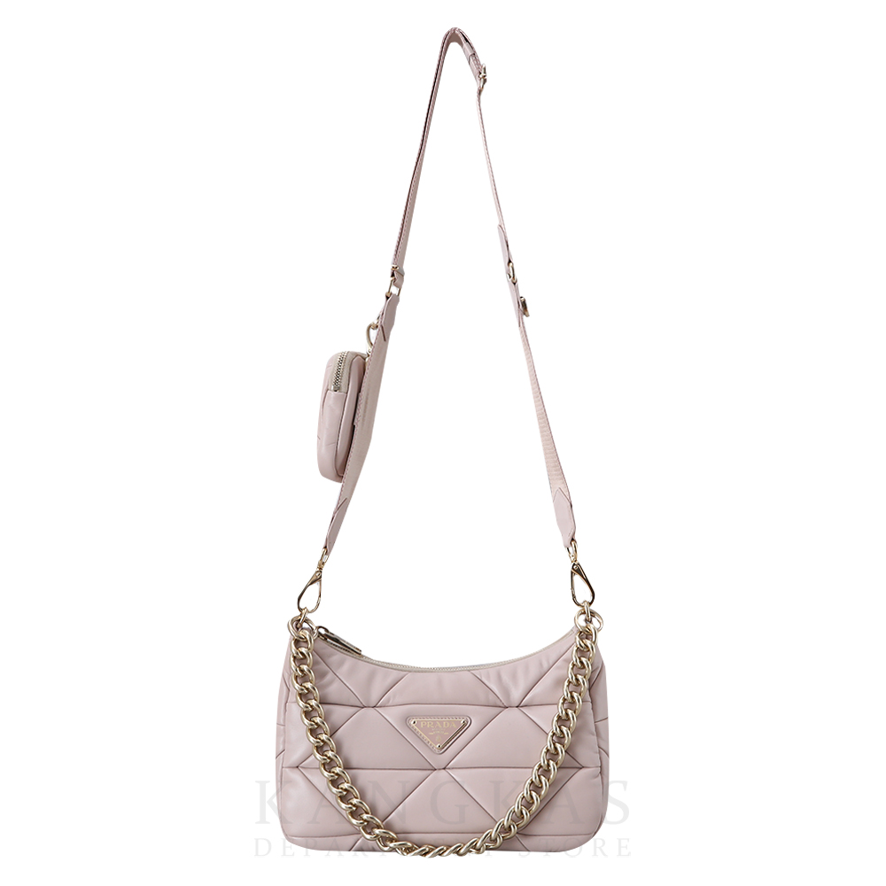 PRADA(USED)프라다 시스템 나파 패치워크 숄더 백
