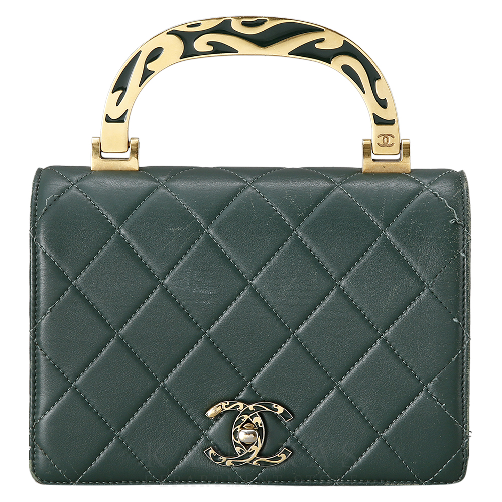 CHANEL(USED)샤넬 시즌 탑 핸들겸 숄더백