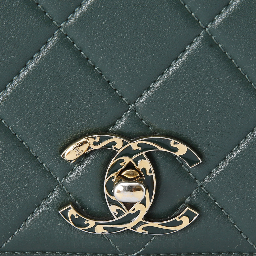 CHANEL(USED)샤넬 시즌 탑 핸들겸 숄더백