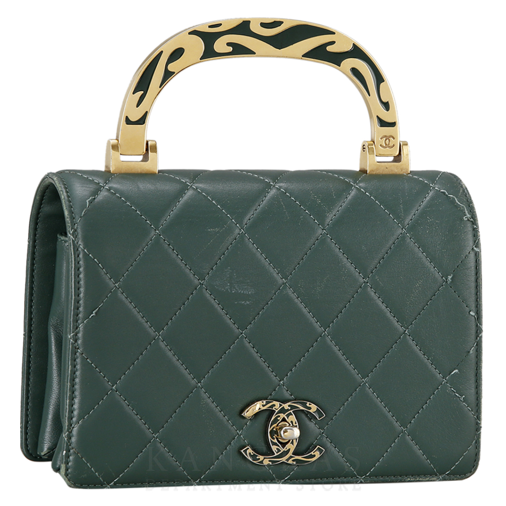 CHANEL(USED)샤넬 시즌 탑 핸들겸 숄더백