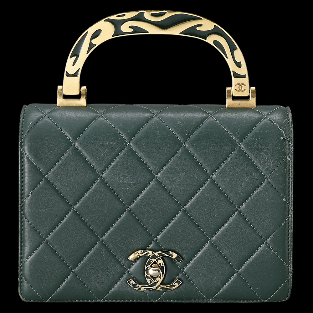 CHANEL(USED)샤넬 시즌 탑 핸들겸 숄더백