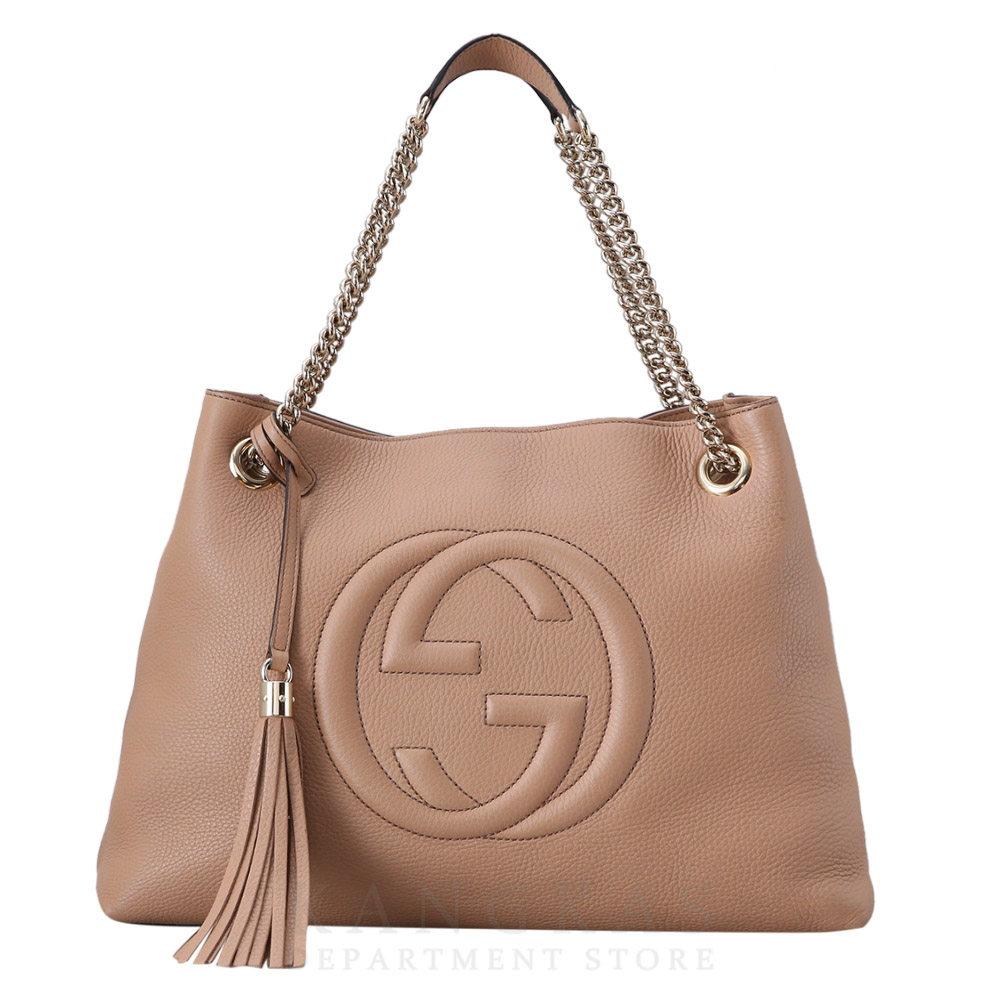 GUCCI(USED) 구찌 308982 소호 테슬 체인 숄더백
