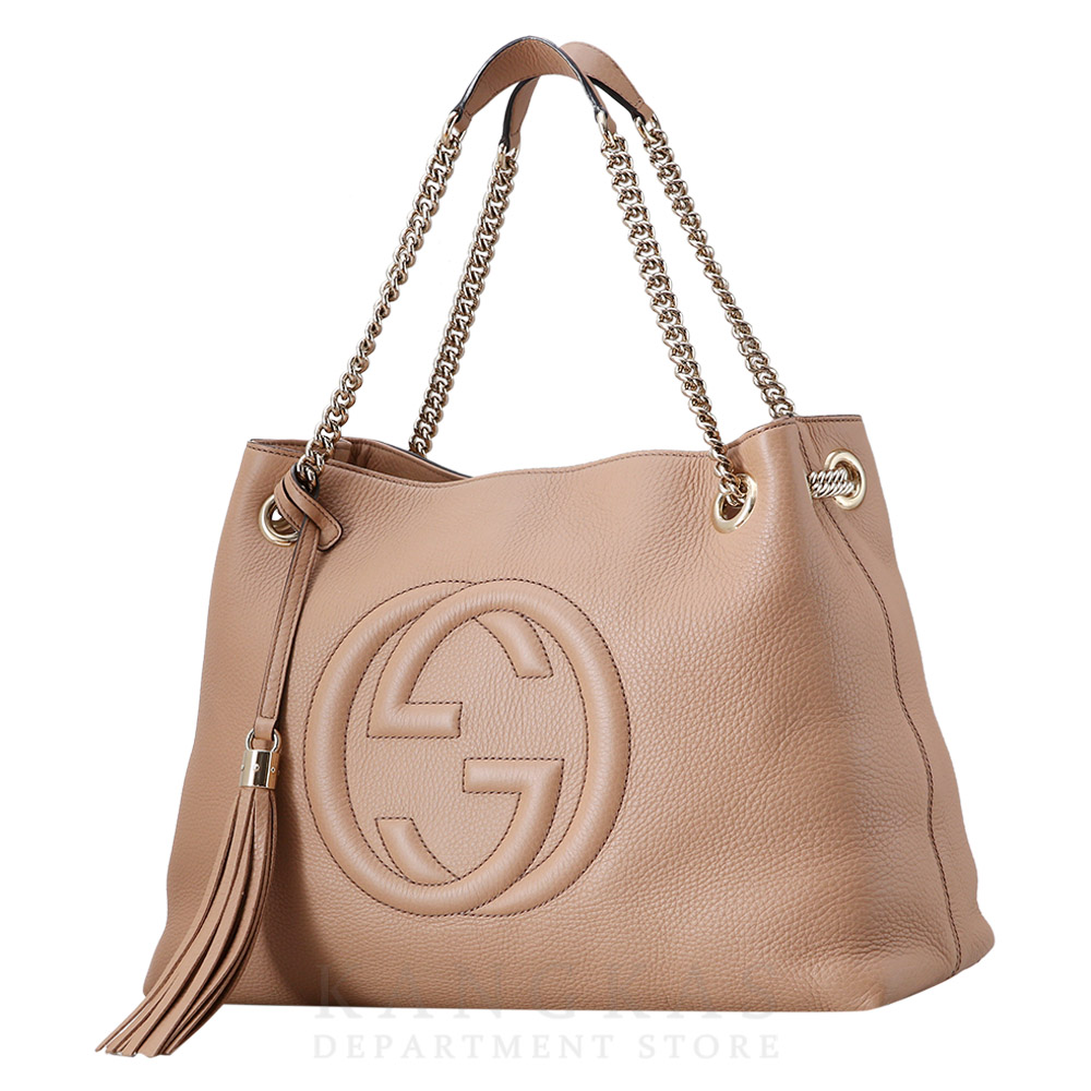GUCCI(USED) 구찌 308982 소호 테슬 체인 숄더백