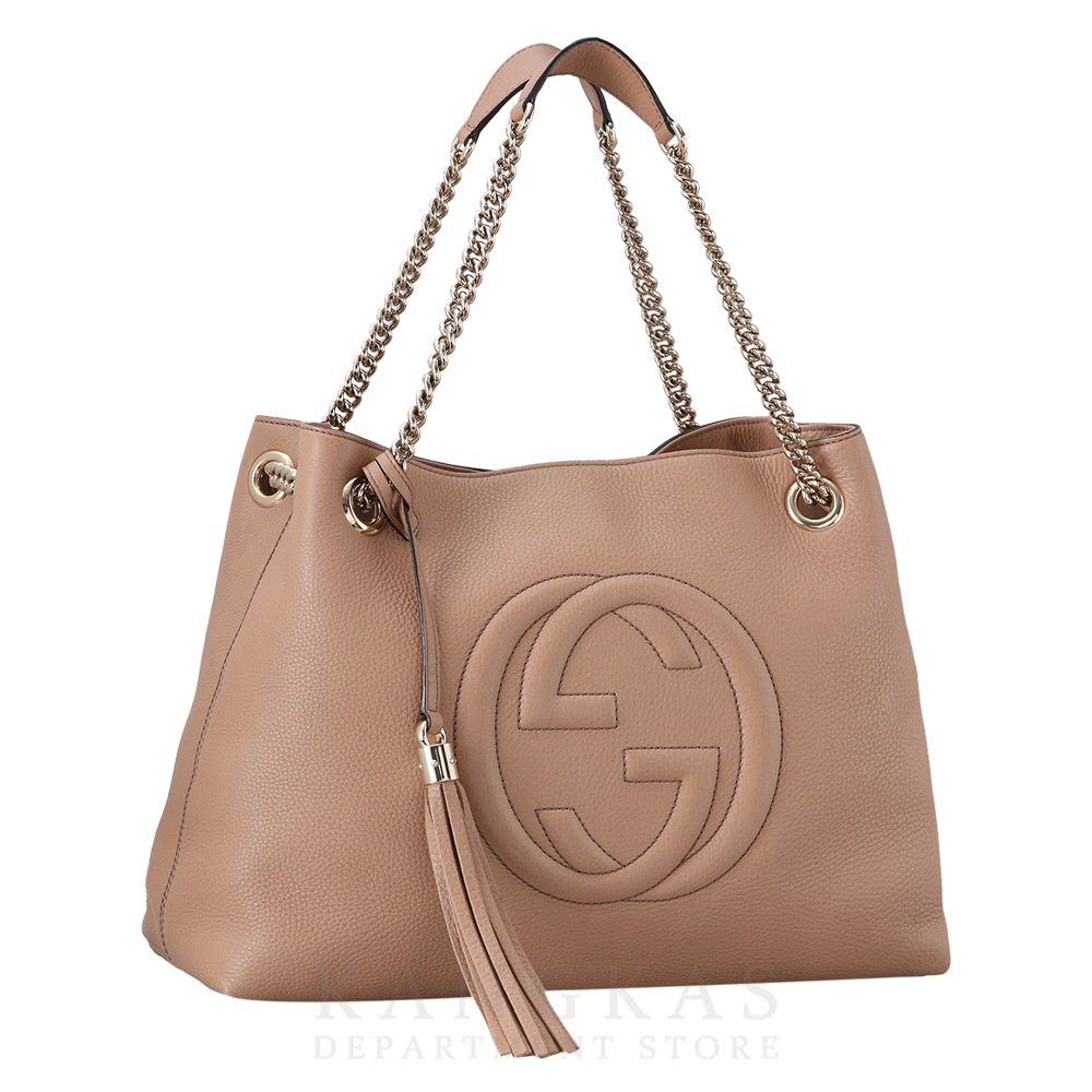 GUCCI(USED) 구찌 308982 소호 테슬 체인 숄더백