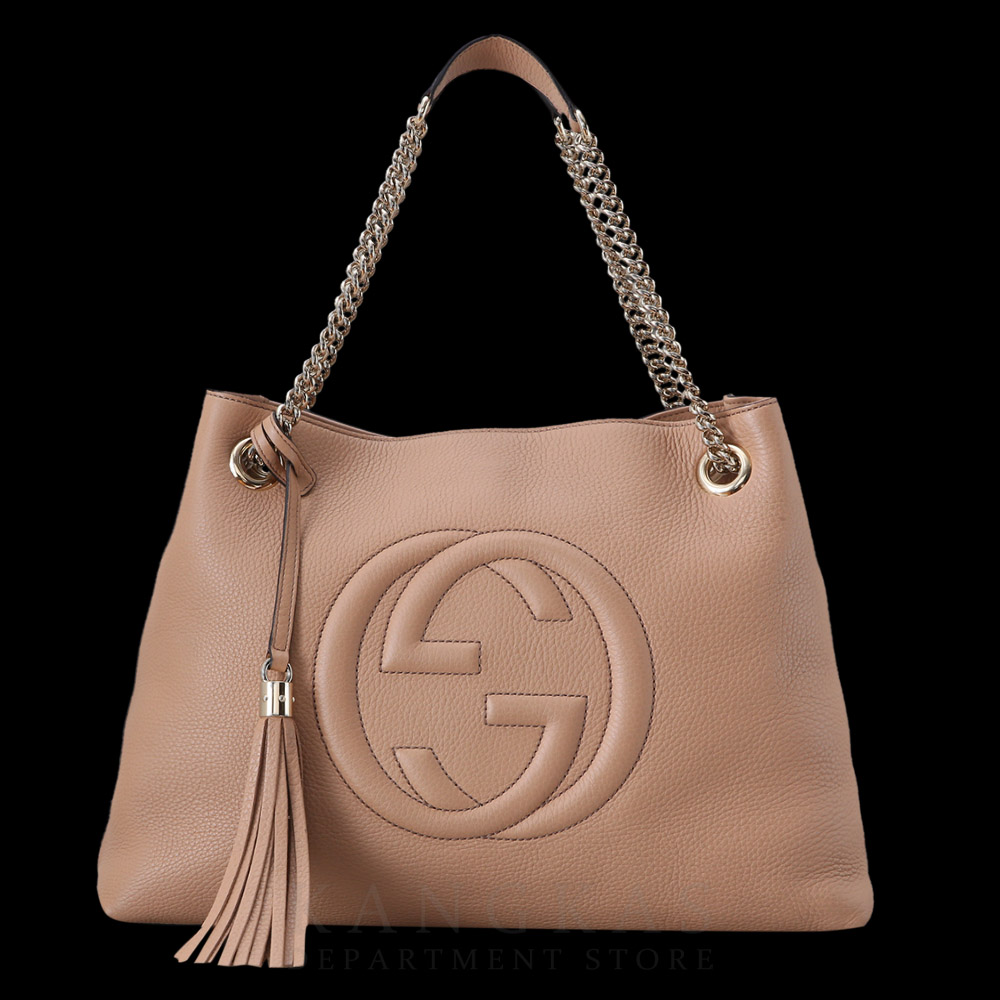GUCCI(USED) 구찌 308982 소호 테슬 체인 숄더백