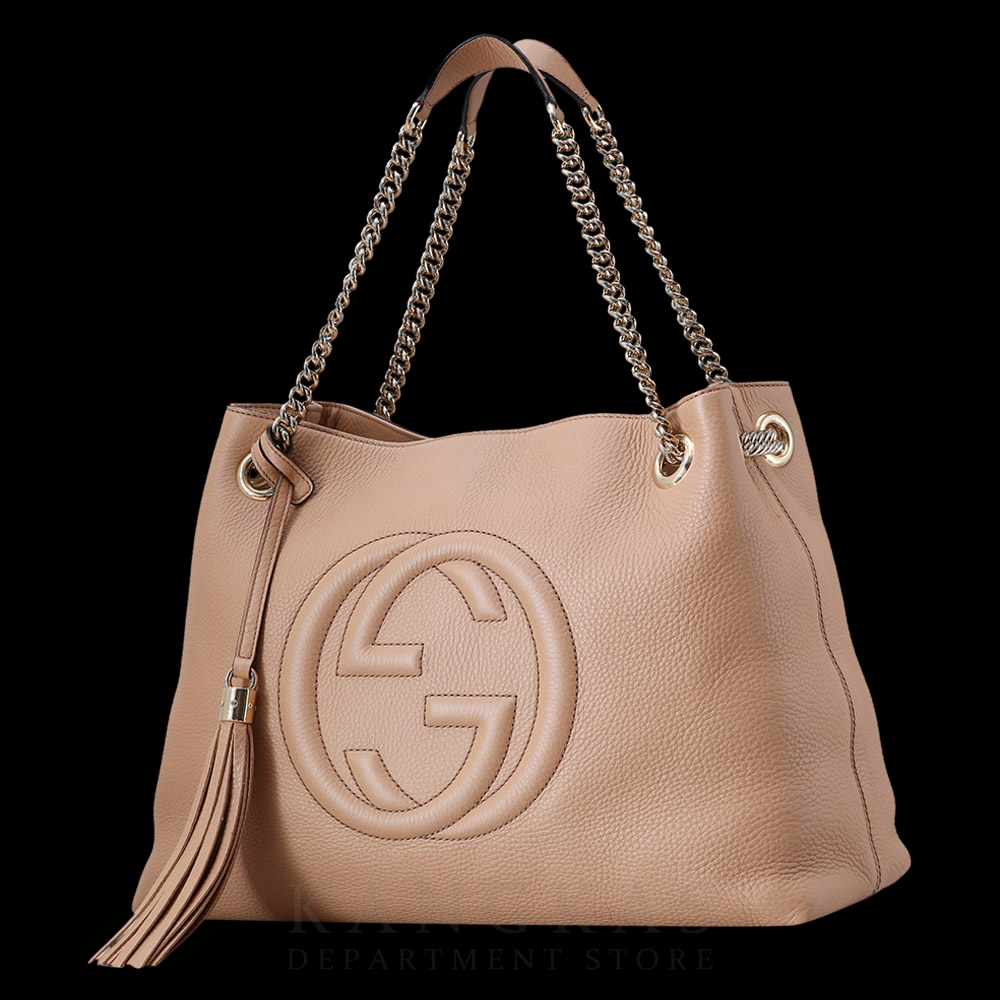 GUCCI(USED) 구찌 308982 소호 테슬 체인 숄더백