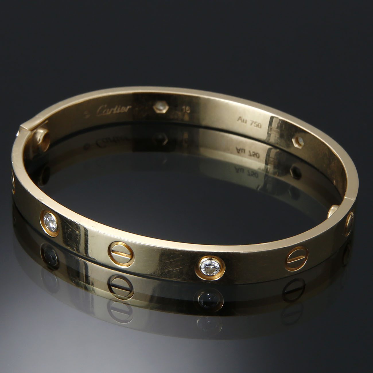 CARTIER(USED)까르띠에 4P 러브 브레이슬릿 #16