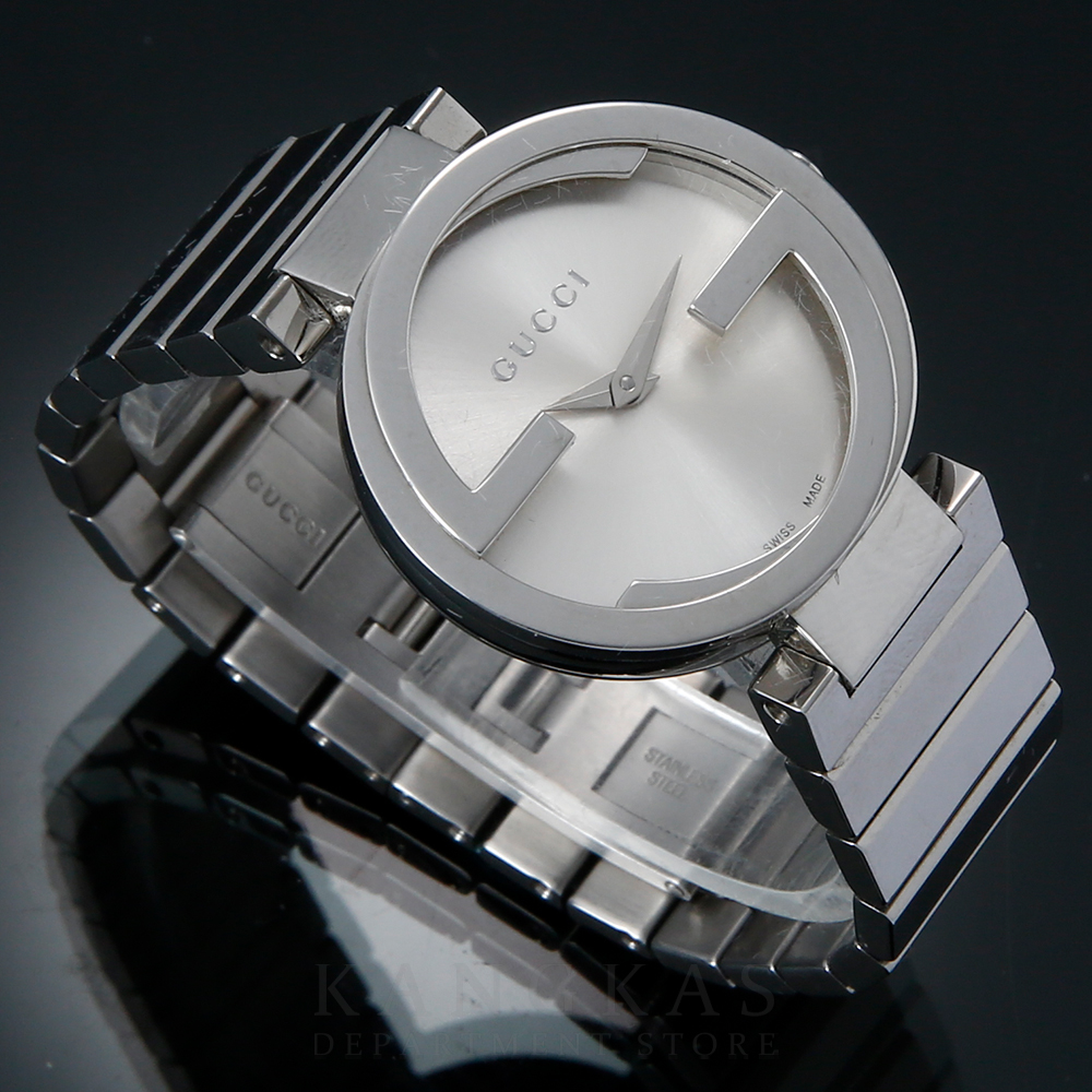 GUCCI(USED)구찌 133503 GG 레이디스 스틸 워치