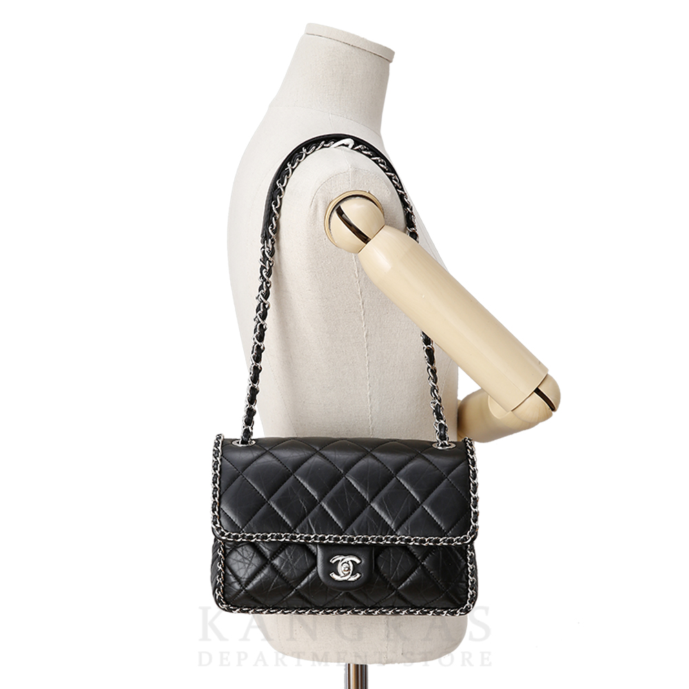 CHANEL(USED)샤넬 시즌 체인 플랩 숄더백