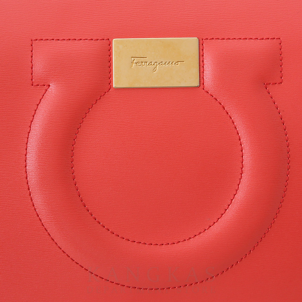 FERRAGAMO(USED)페레가모 간치니 쇼퍼백