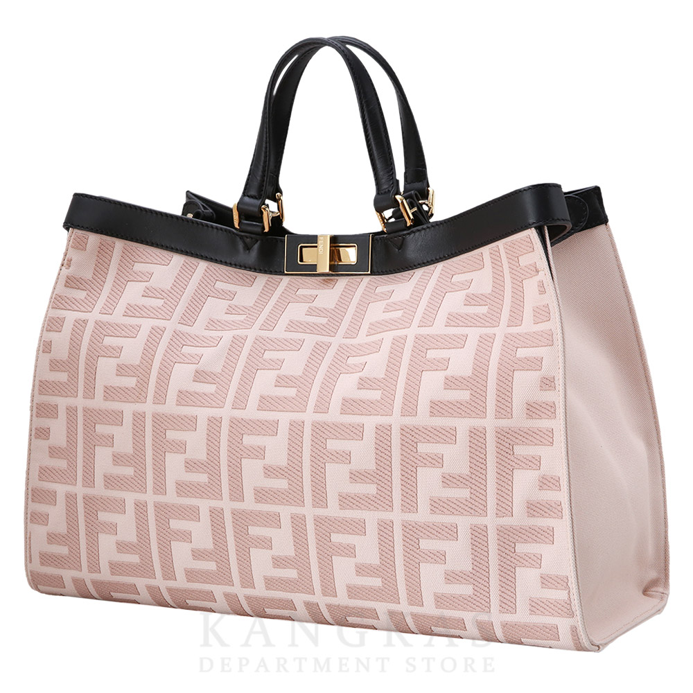 FENDI(USED)펜디 8BH374 피카부 FF 패브릭 X 토트백