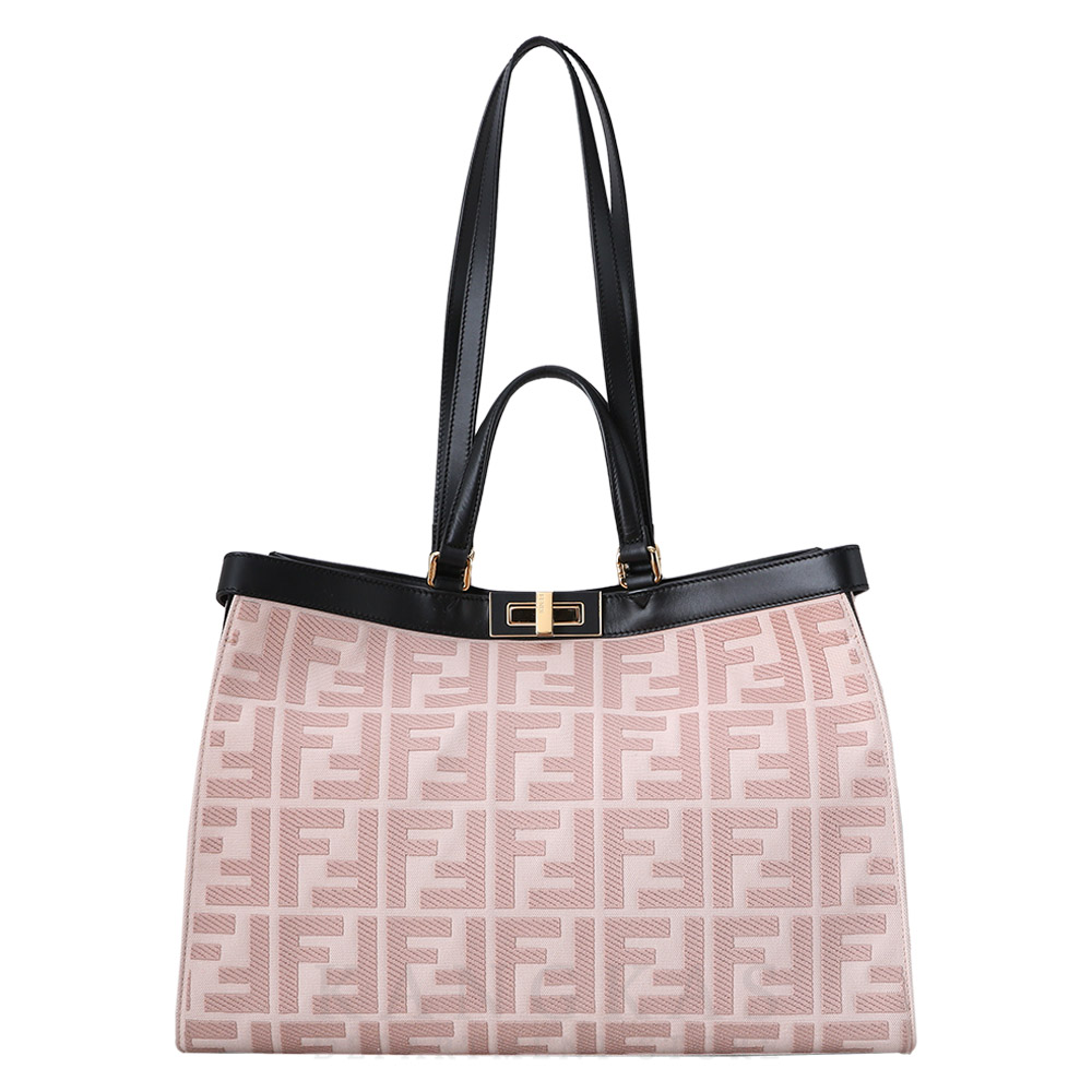 FENDI(USED)펜디 8BH374 피카부 FF 패브릭 X 토트백