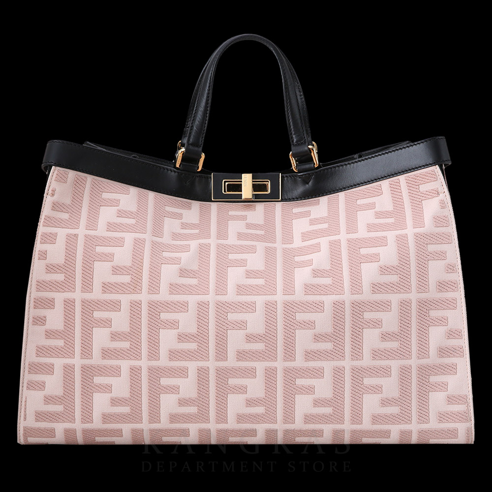 FENDI(USED)펜디 8BH374 피카부 FF 패브릭 X 토트백