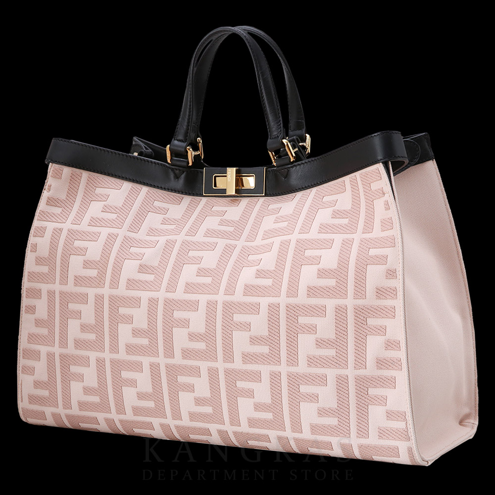 FENDI(USED)펜디 8BH374 피카부 FF 패브릭 X 토트백