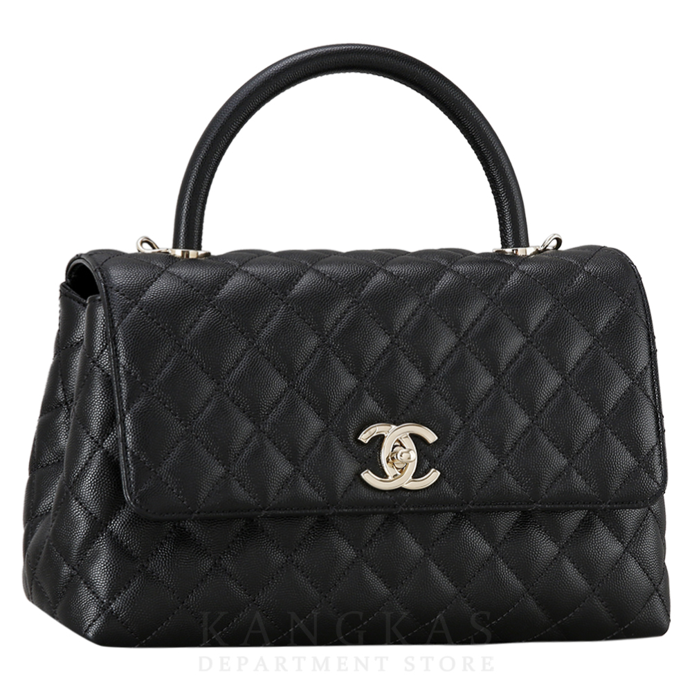 CHANEL(USED)샤넬 캐비어 코코핸들 미듐