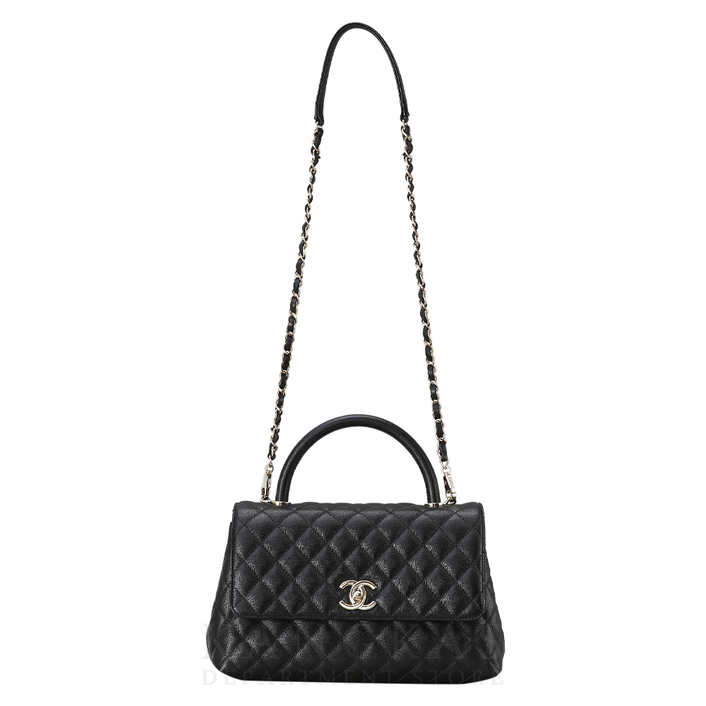 CHANEL(USED)샤넬 캐비어 코코핸들 미듐